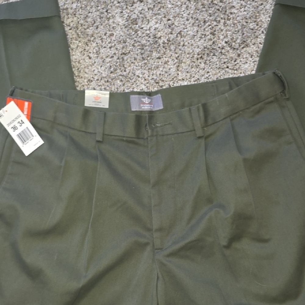 Dockers Men's Chinos - Dark Green - Picture 6 of 7